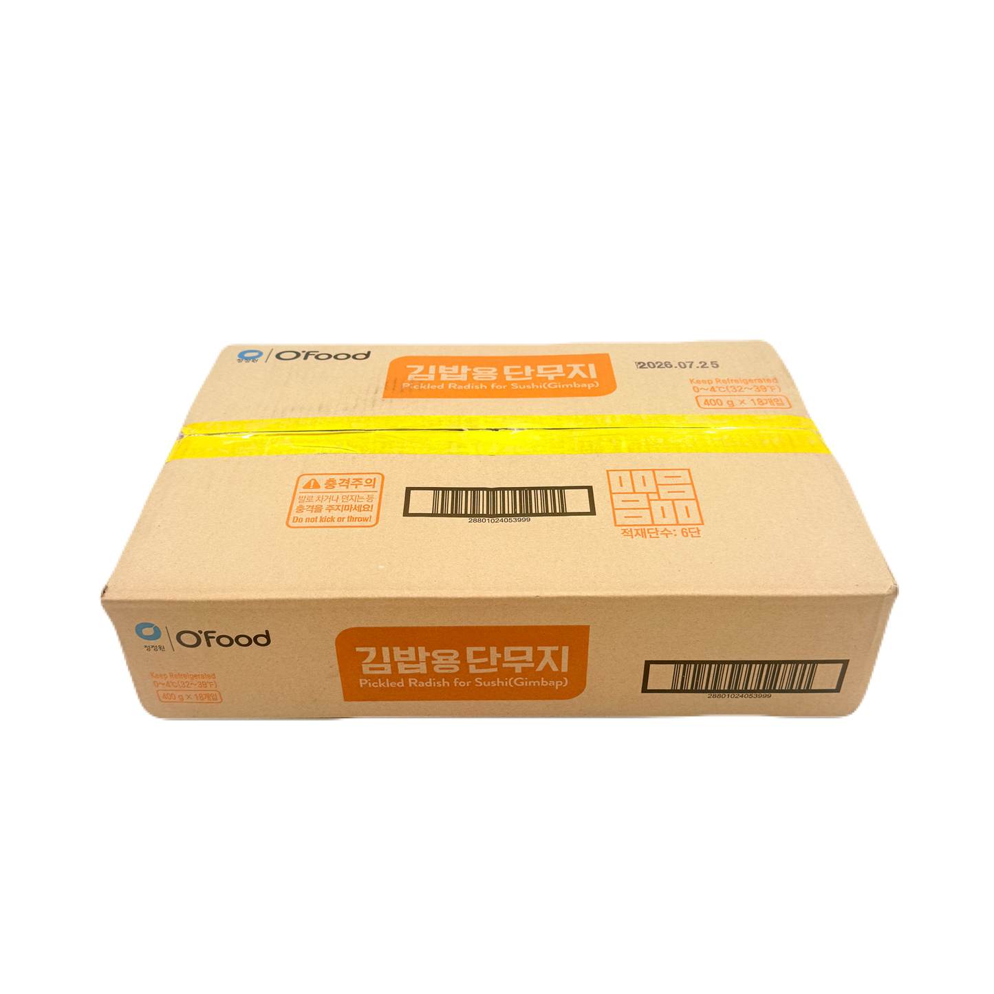 ROLL DANMUJI (400G*18) 종가집 김밥용 단무지