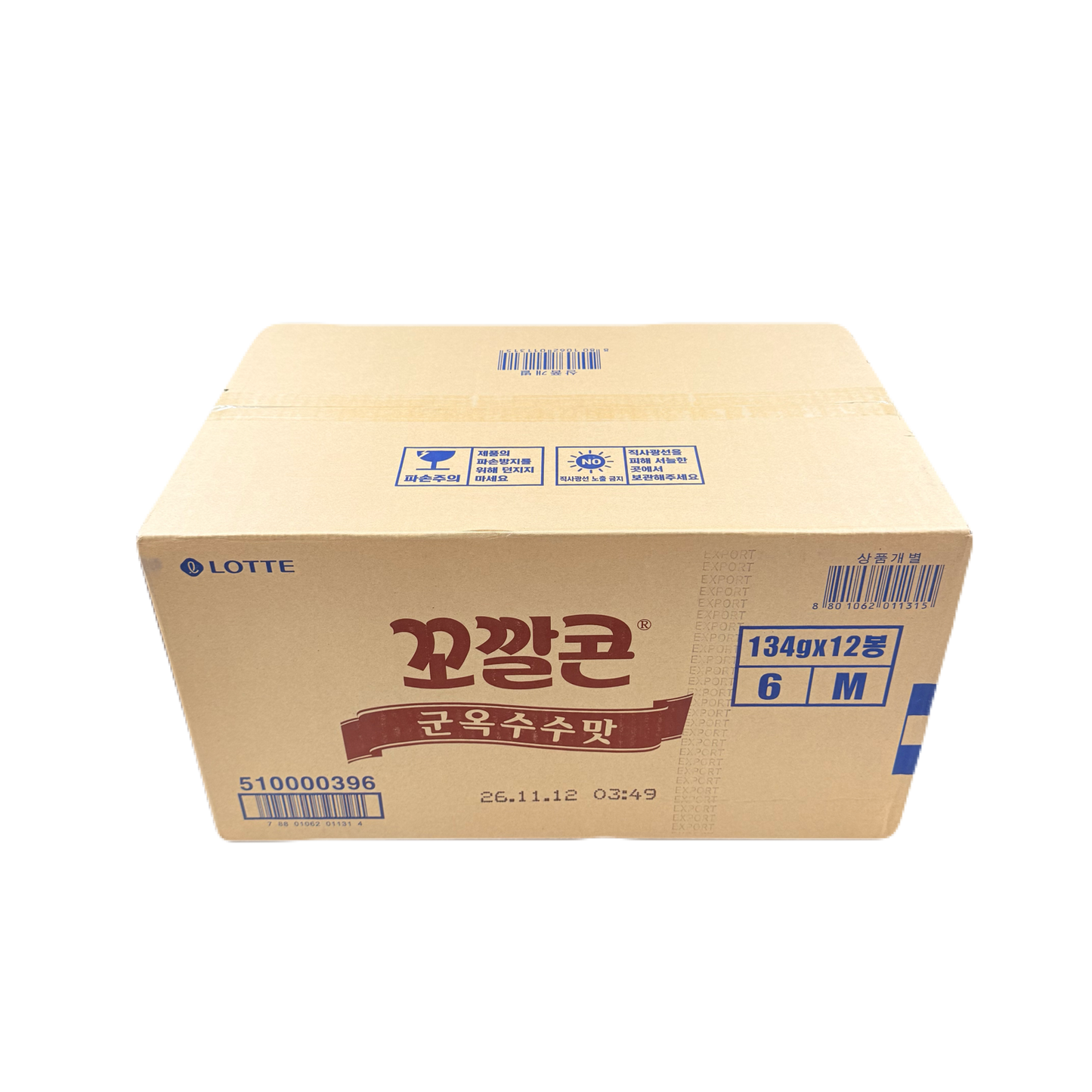 KOKALCORN ROASTED(134*12) 롯데 꼬깔콘 군옥수수맛