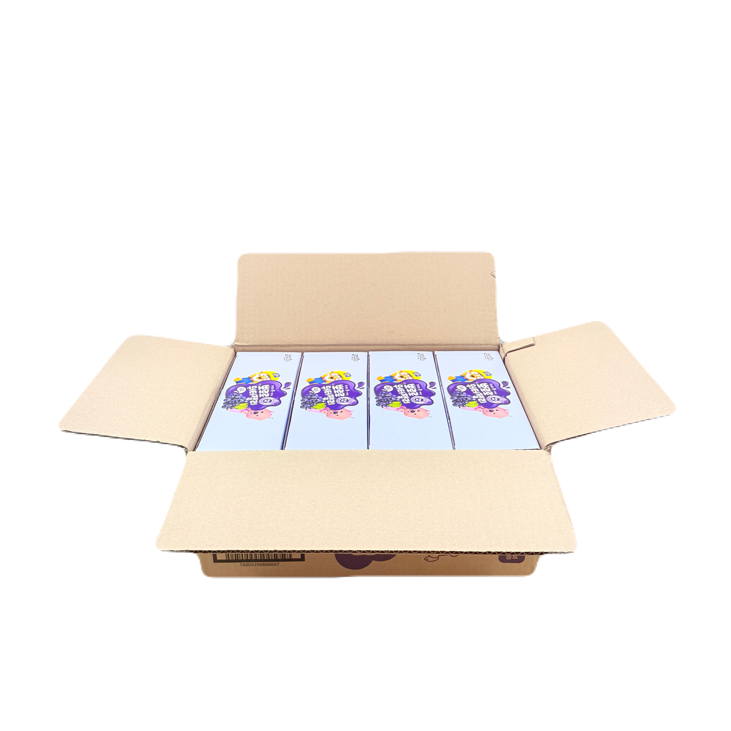 PALDO WATER JELLY GRAPE BEVERAGE(120ML*10)*4 팔도 워터젤리 뽀로로 포도