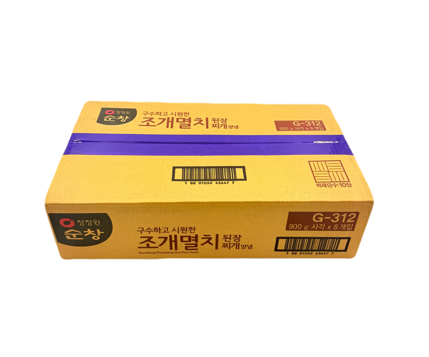 DS CLAM&ANCHOVY SOYBEAN PASTE (900G*8) 청정원 조개멸치 찌게 된장