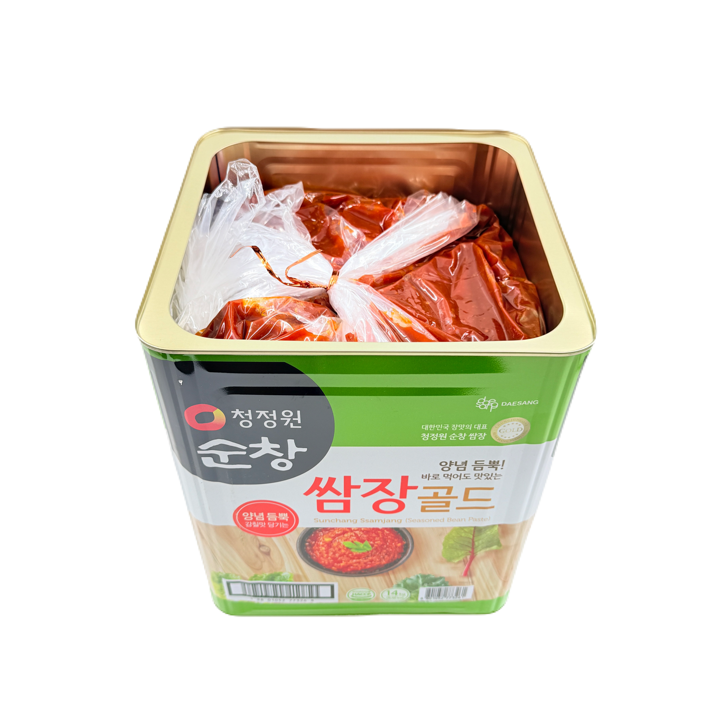 DS SEASONED SOY BEAN PASTE 14KG 순창 쌈장 골드