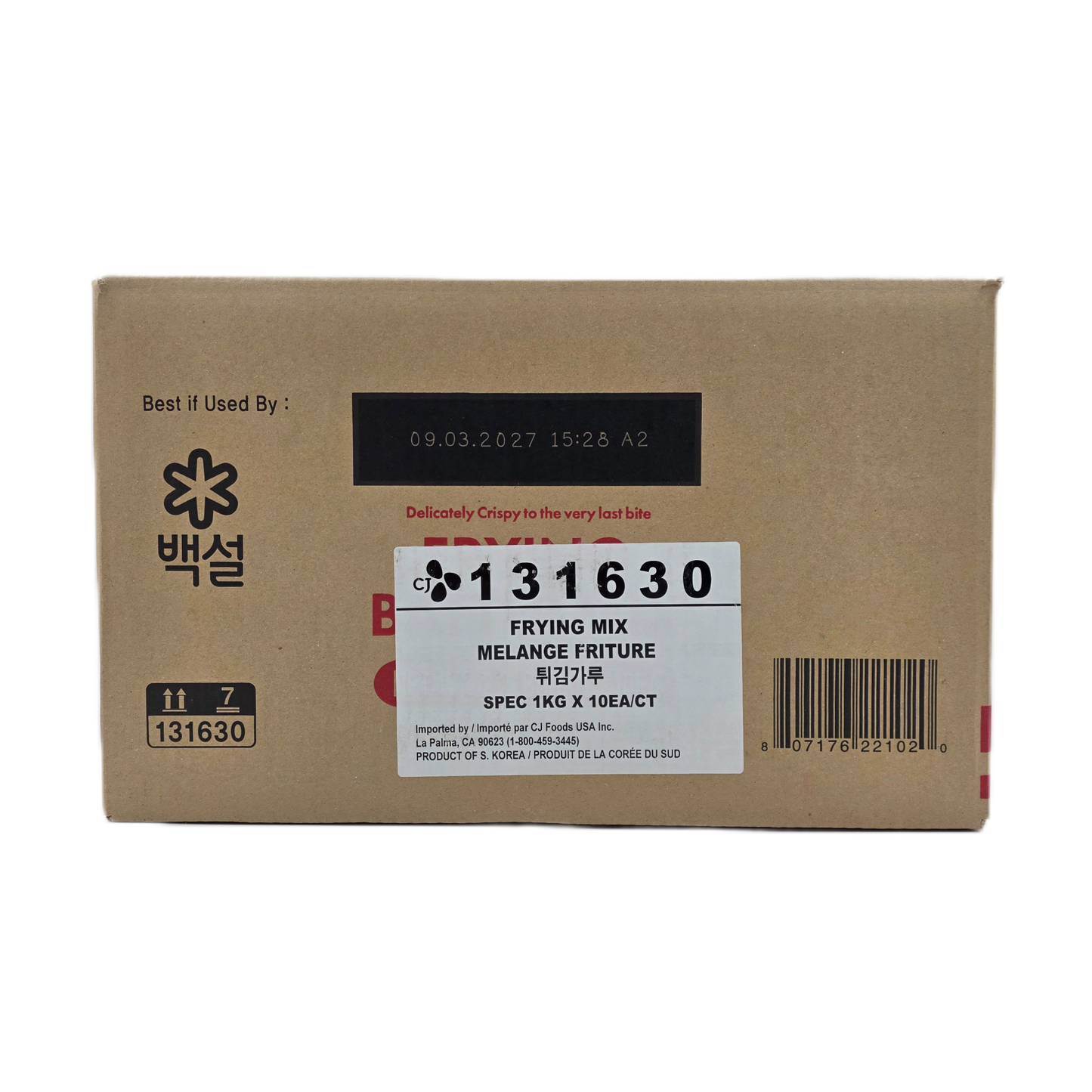 CJ FLOUR FOR FRYING (1KG*10) 백설 튀김가루