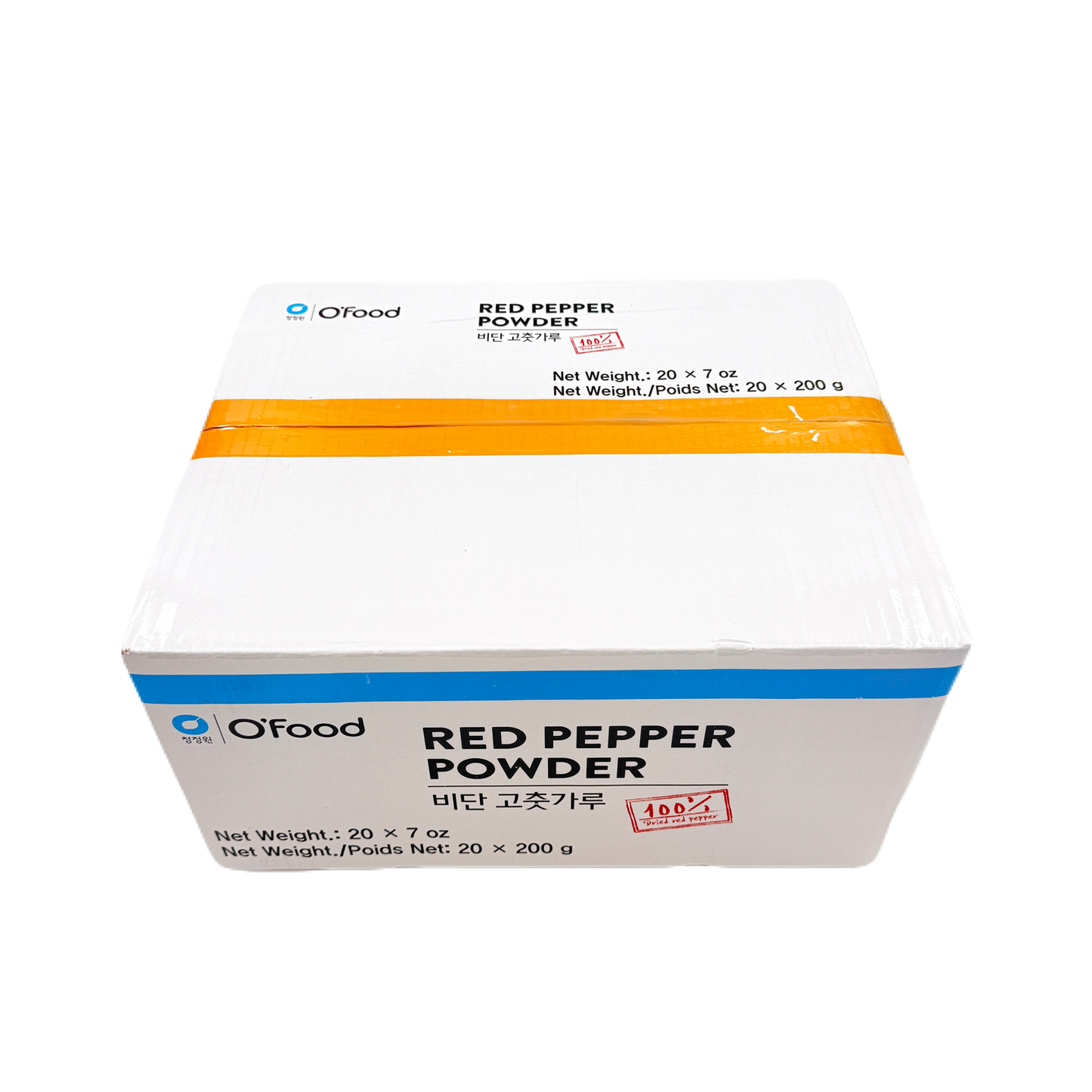 DS RED PEPPER POWDER FINE (200G*20) 청정원 비단 고추가루 조미용 (타원 원형)