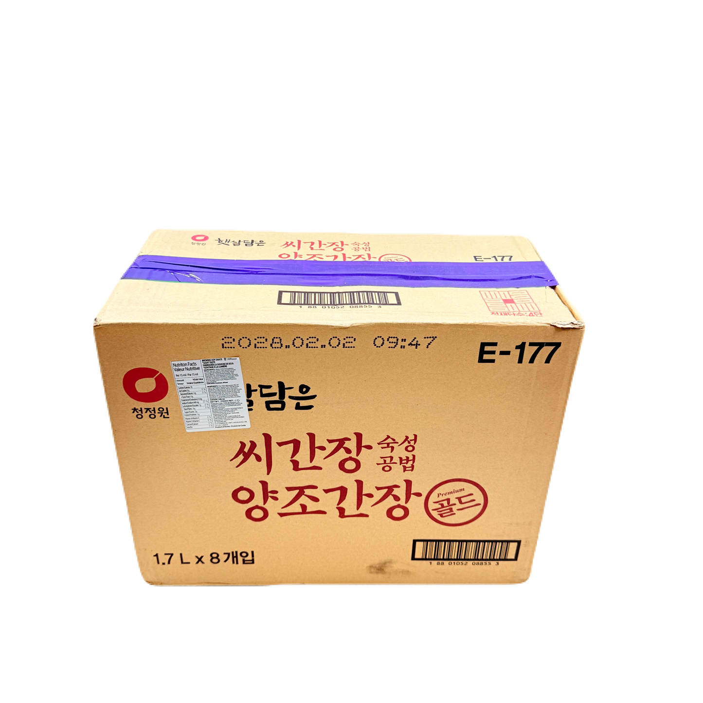 DS SOY SAUCE (1.7L*8) 청정원 씨간장 숙성 양조간장