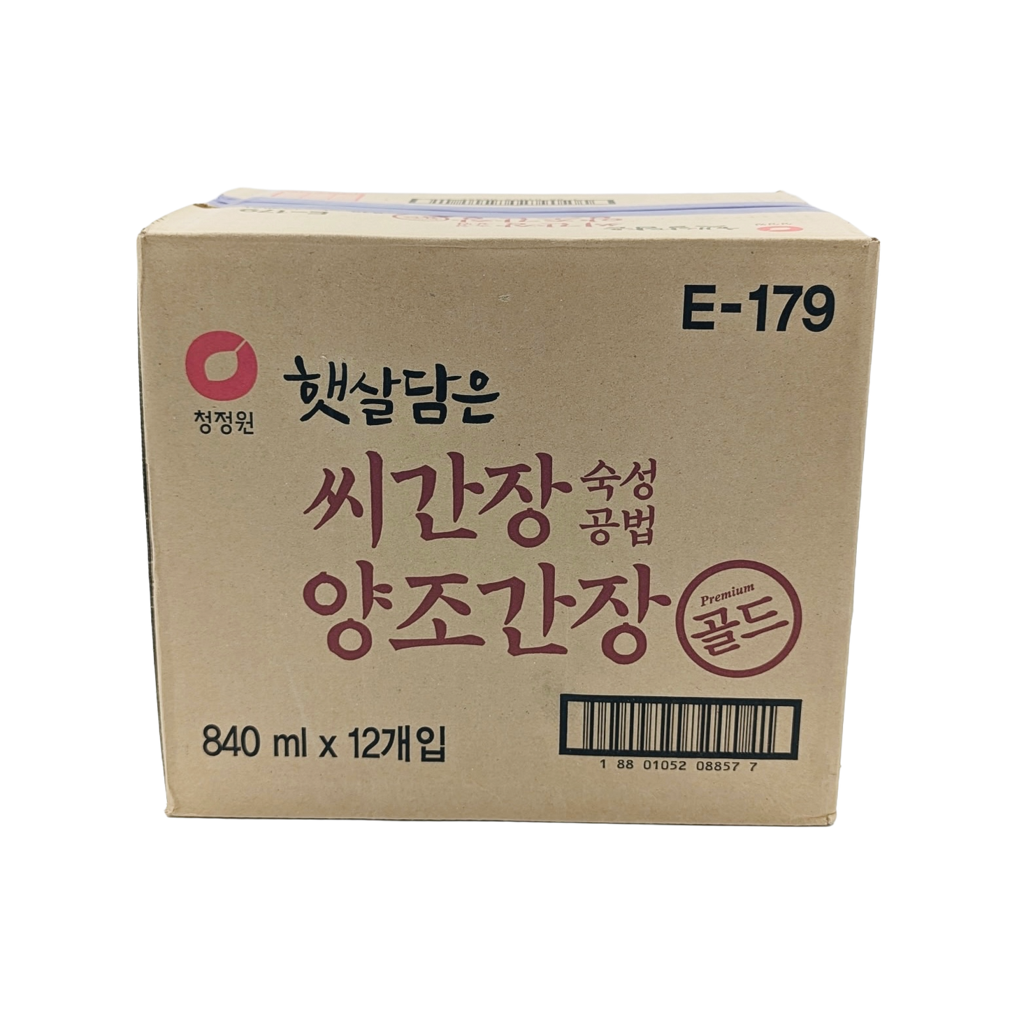 DS SOY SAUCE (840ML*12) 청정원 씨간장 숙성 양조간장