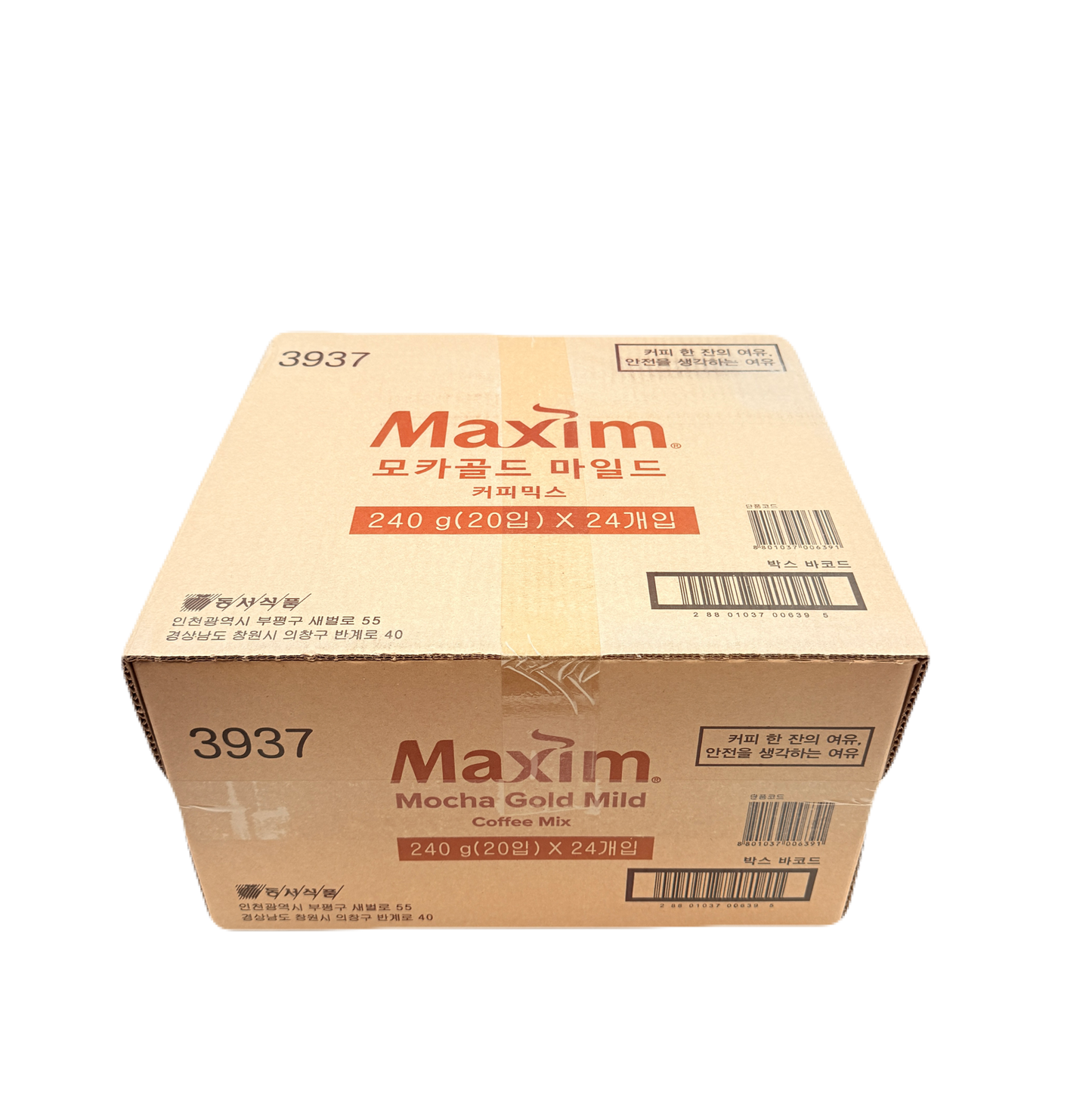 MAXIM INSTANT COFFEE MIX MOCAGOLD(240G*24EA) 동서 맥심 모카 골드 커피믹스 20봉
