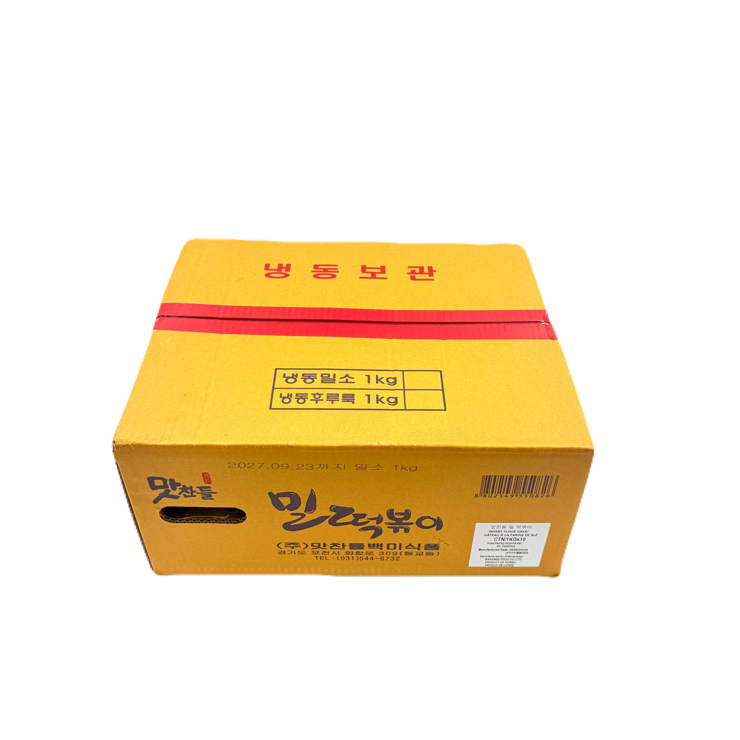 Wheat Rice Tteok (1KG*10) 맛찬들 밀떡볶이