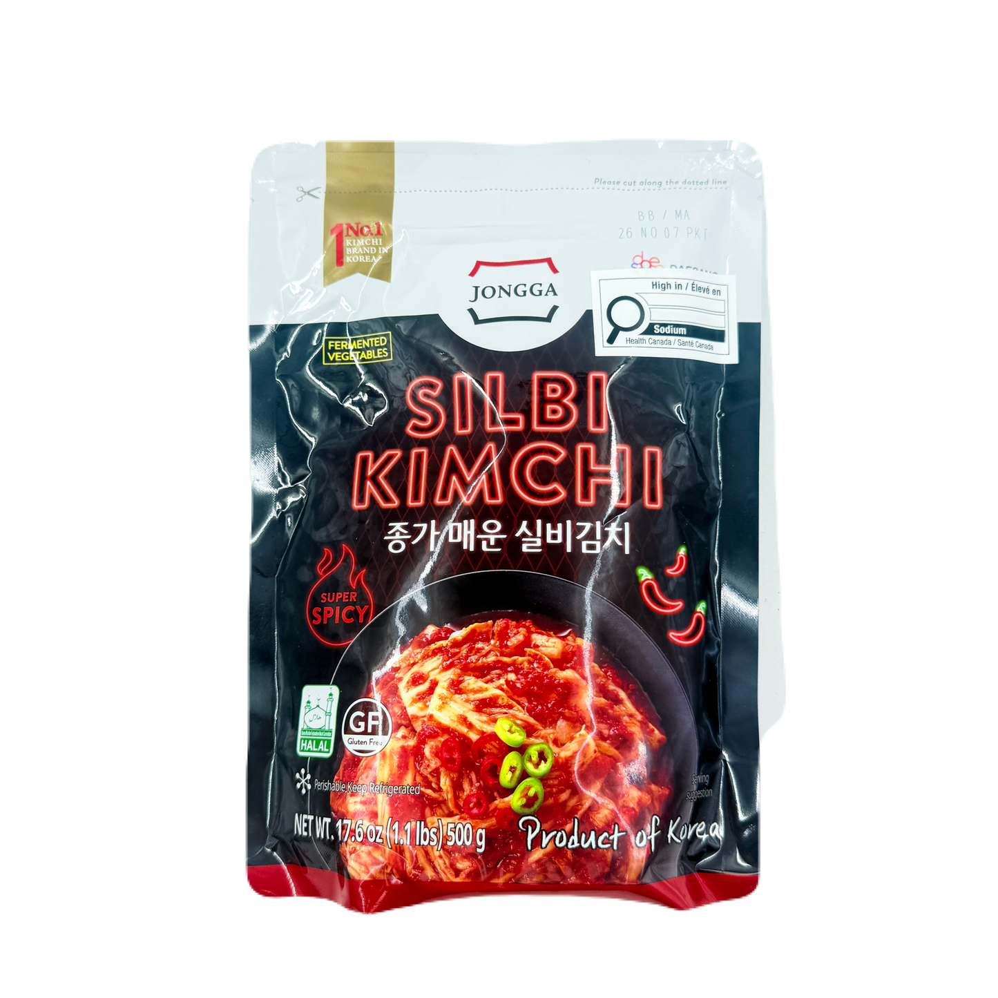 SLICED SILBI KIMCHI (500G*10) 매운 실비 맛김치