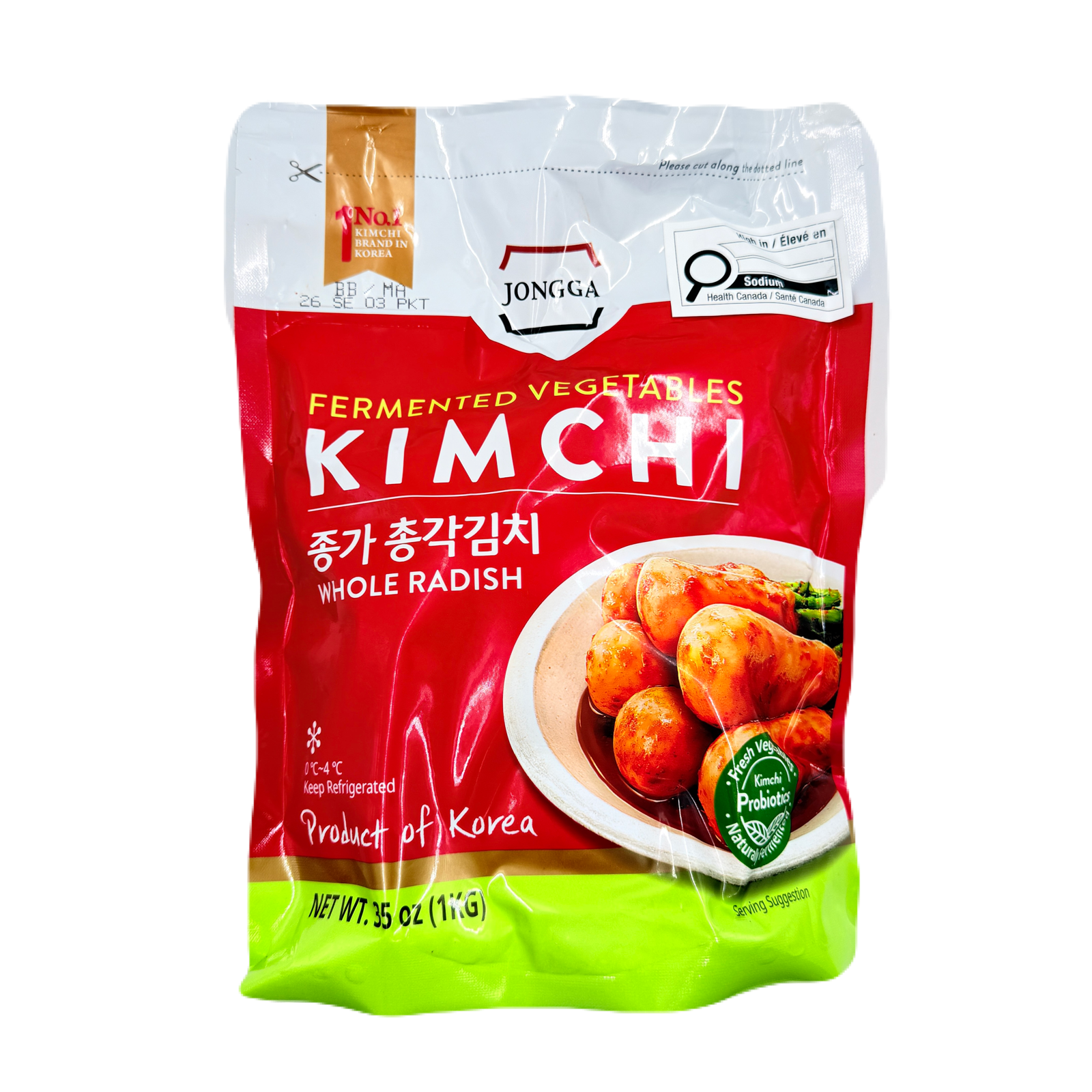 CHONGKAK KIMCHI (1KG*5) 총각김치