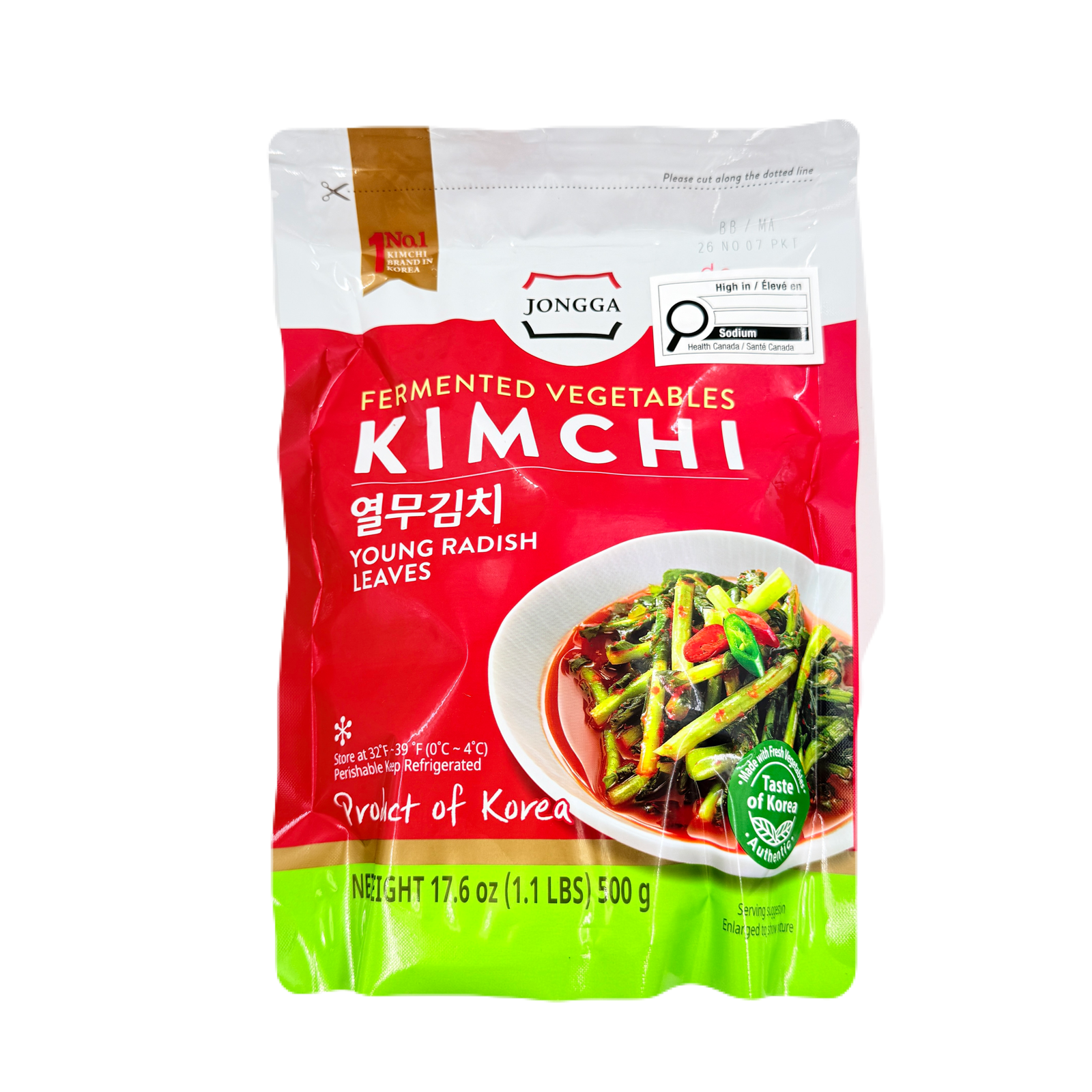 YEOLMU KIMCHI (500G*10) 열무김치