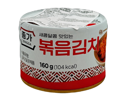 CANNED FRIED KIMCHI (160G*36) 캔 볶음김치 (새콤달콤)