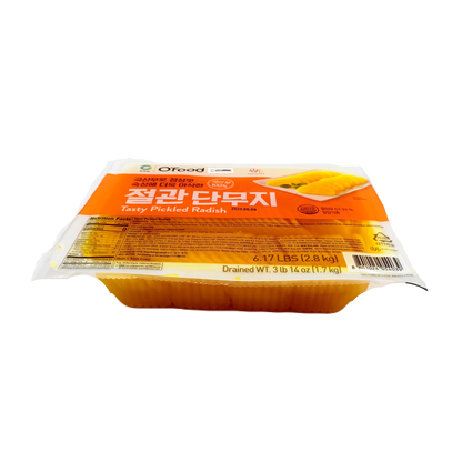 CUT DANMUJI (2.8KG*4) 종가집 업소용 절관 단무지