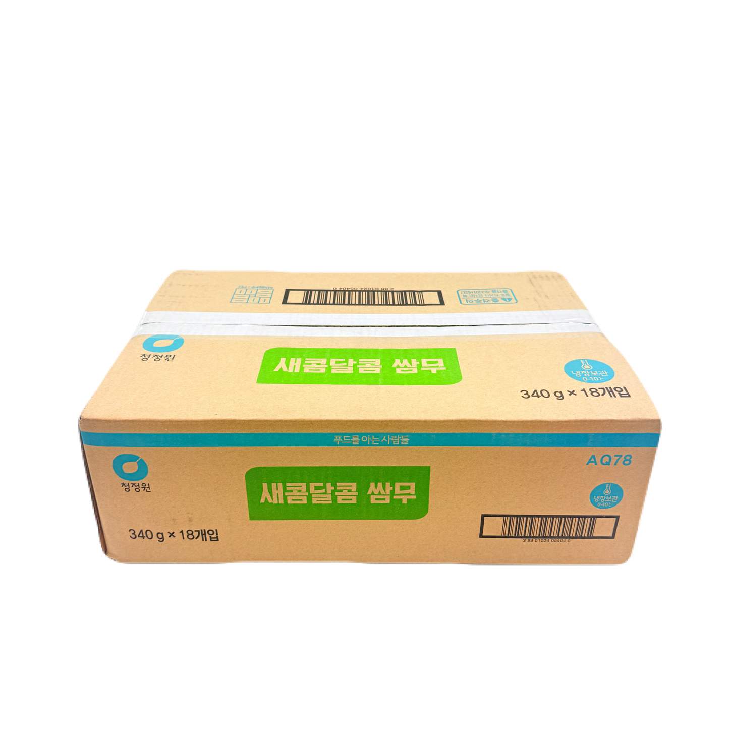 SSAMMU (340G*18) 청정원 새콤달콤 쌈무