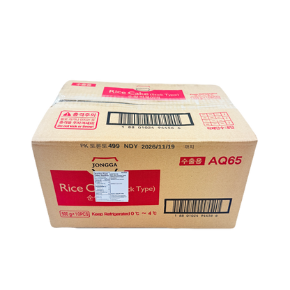 RICE TTEOK(STICK FOR TOPPOKI) (500G*10)종가집 순쌀 떡볶이떡
