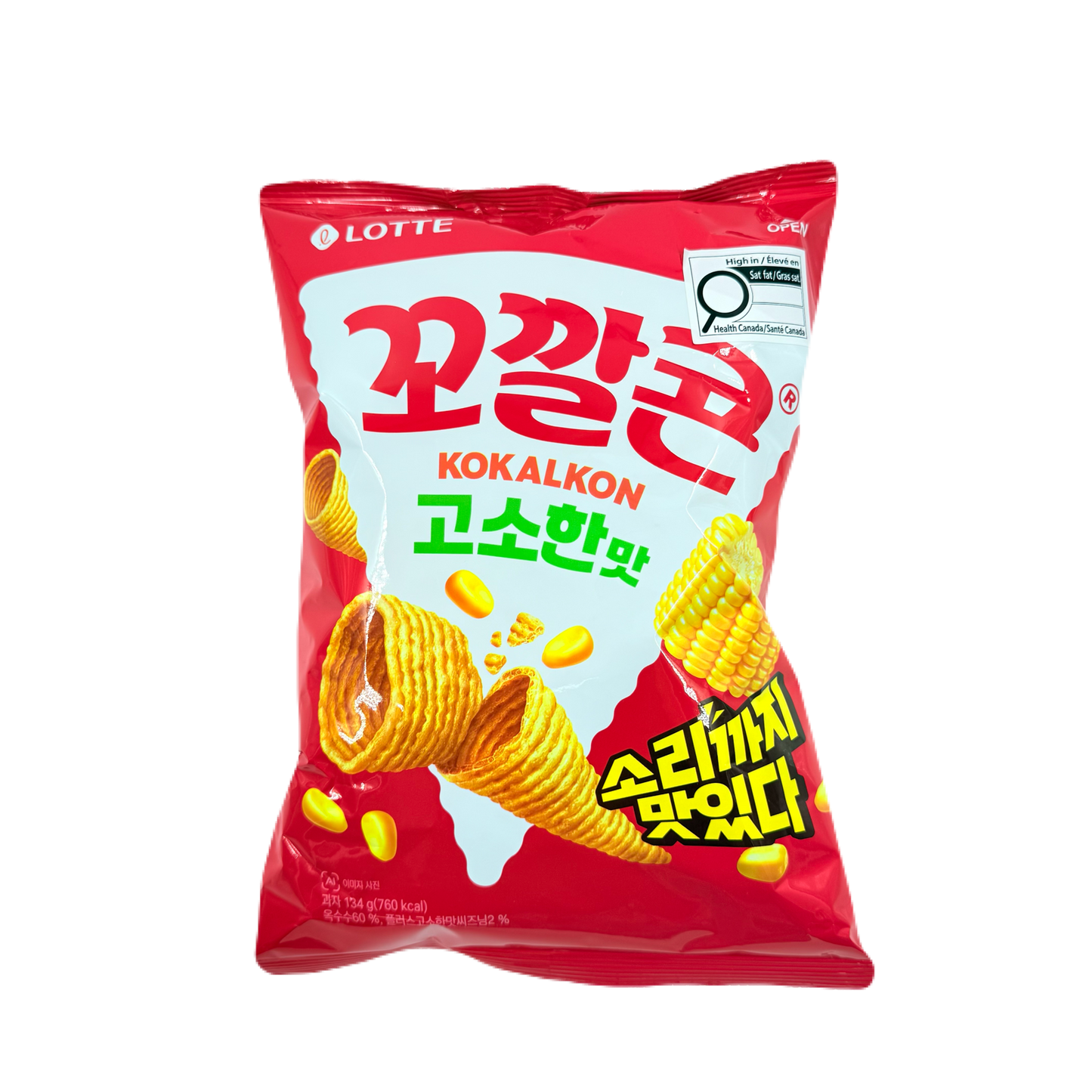 KOKALCORN PLAIN (134G*12) 롯데 꼬깔콘 고소한맛