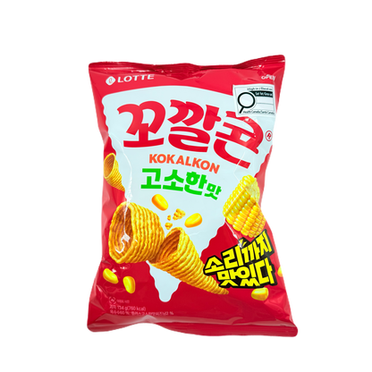 KOKALCORN PLAIN (134G*12) 롯데 꼬깔콘 고소한맛