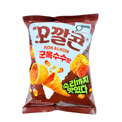 KOKALCORN ROASTED(134*12) 롯데 꼬깔콘 군옥수수맛