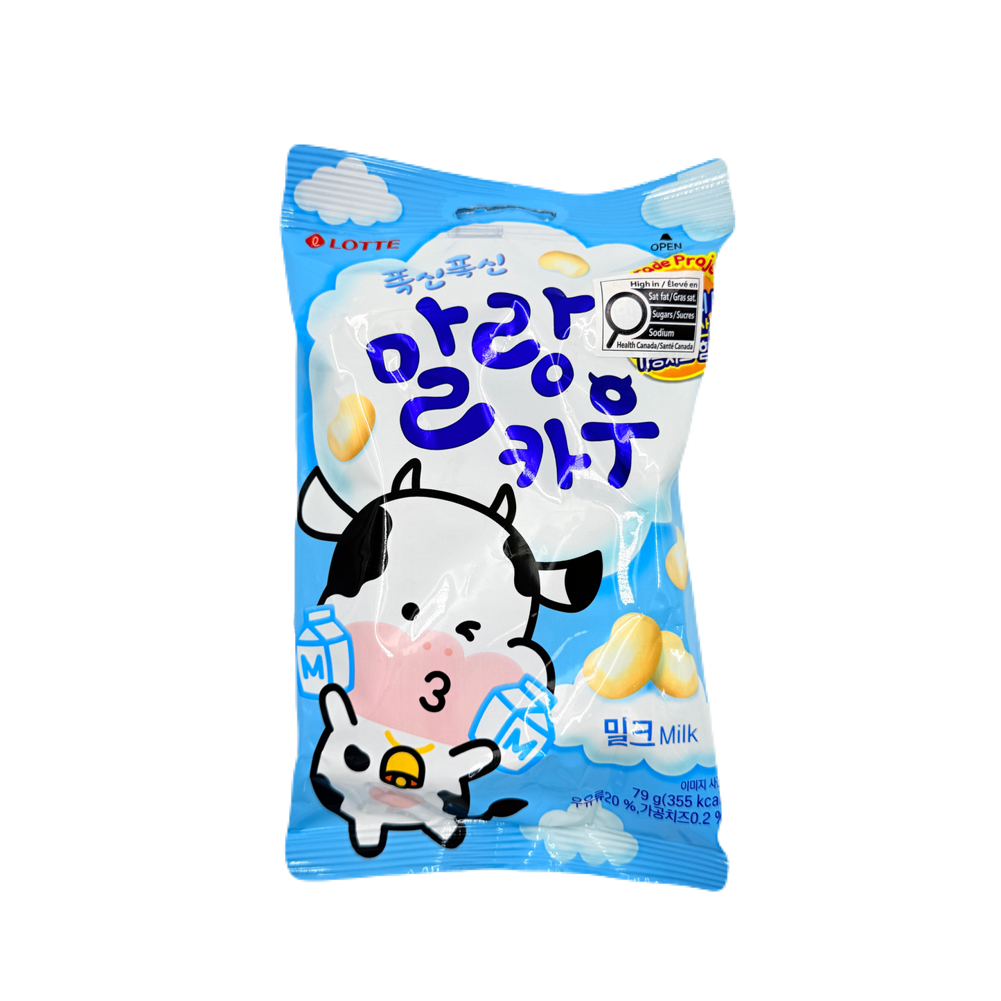 CHEWING CANDY MILK (79G*20) 롯데 말랑카우 밀크