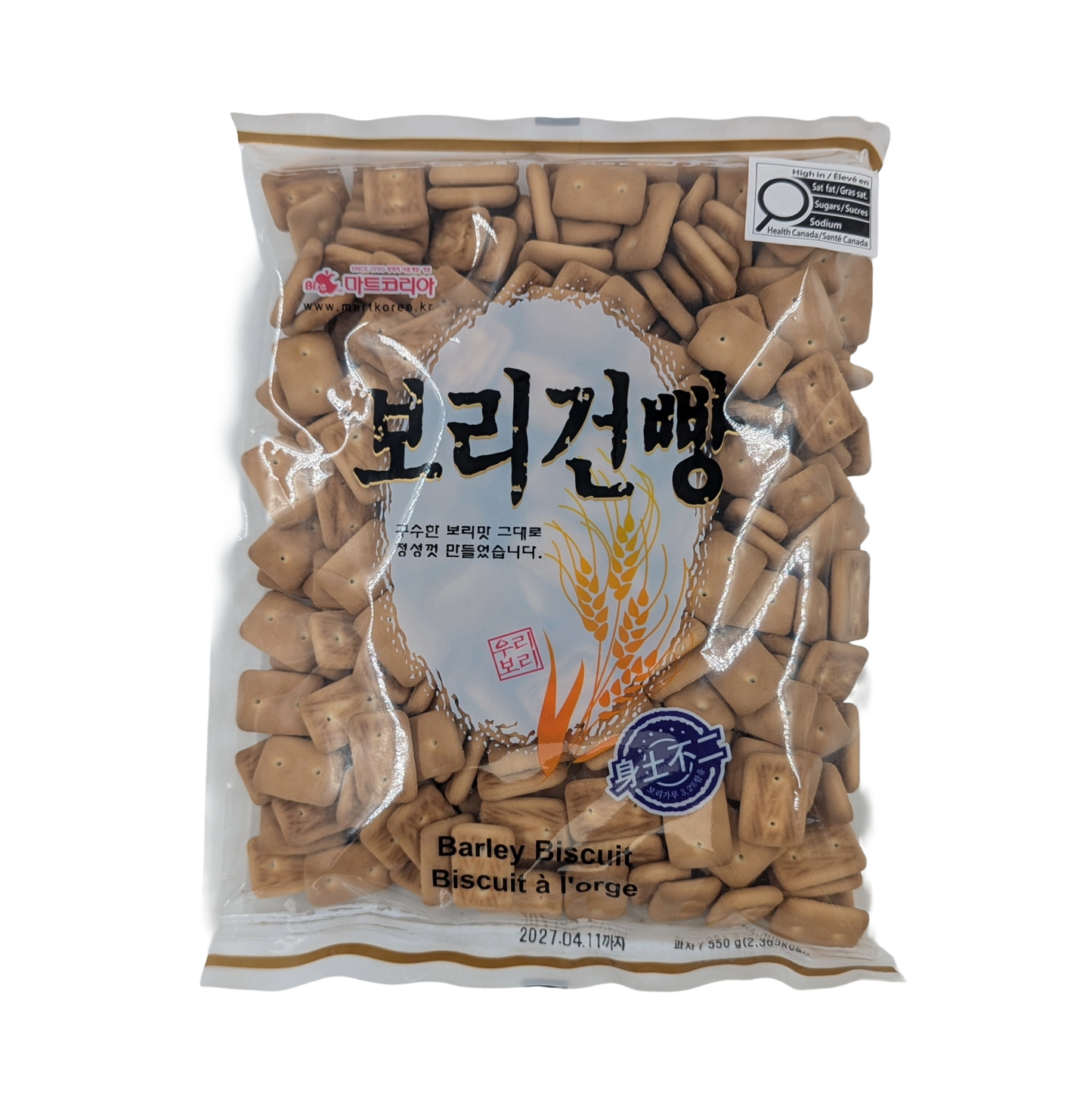 BARLEY BISCUIT BULK (550g*10) 마트 보리 건빵 벌크