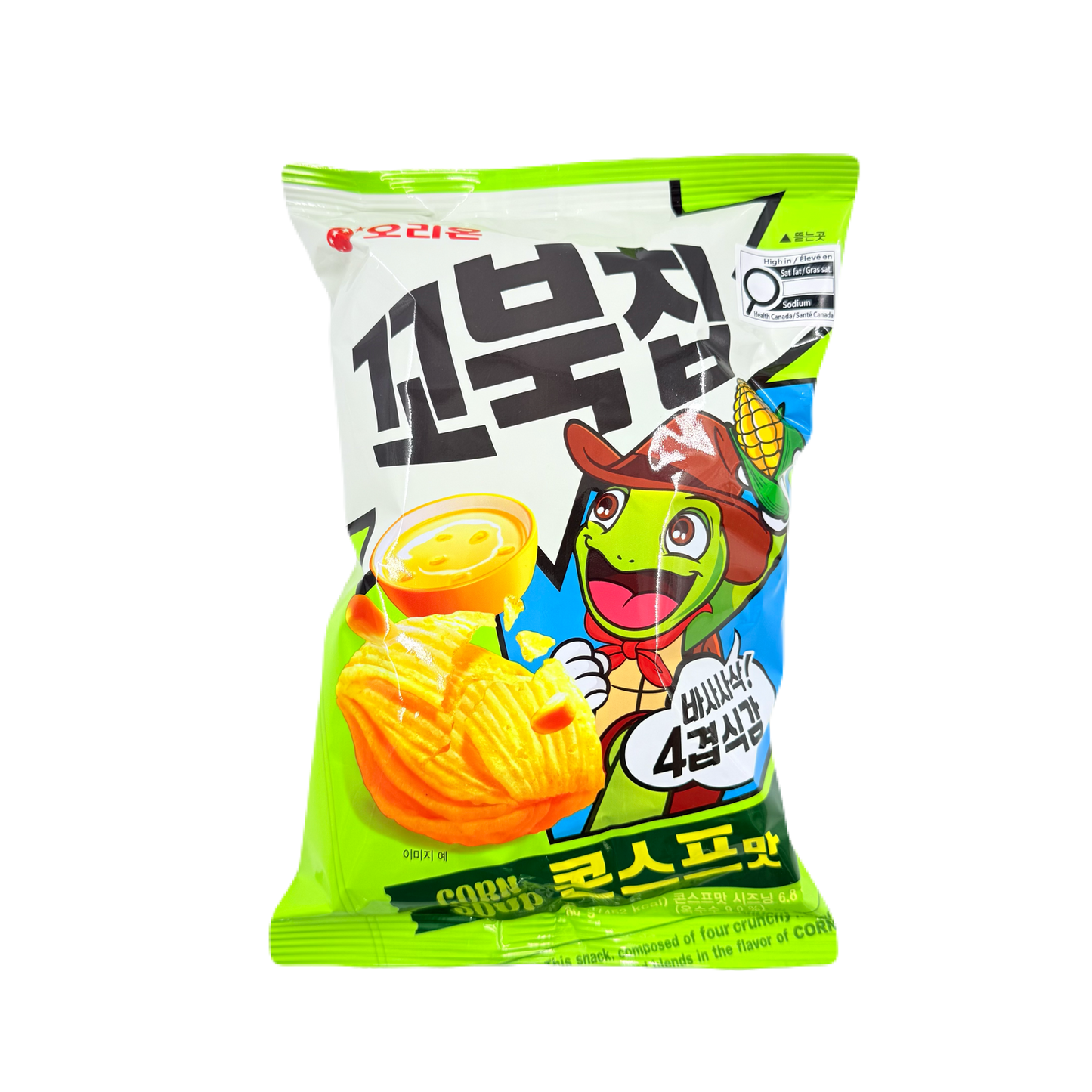 ORION KKOBUKCHIP CORNSOUP (80G*12) 오리온 꼬북칩 콘스프맛
