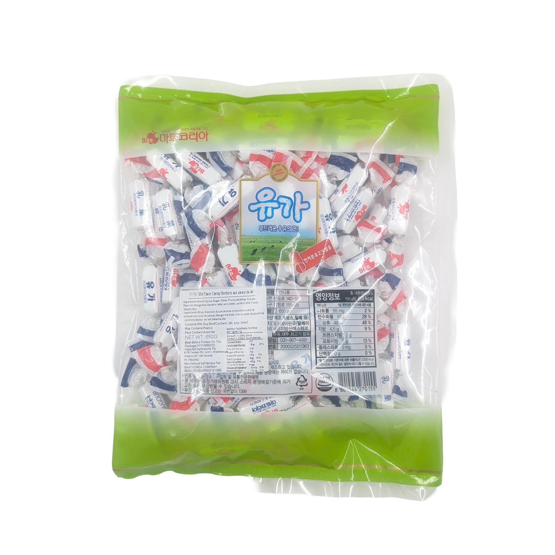 YUGA CANDY (650g*6) 마트코리아 유가캔디