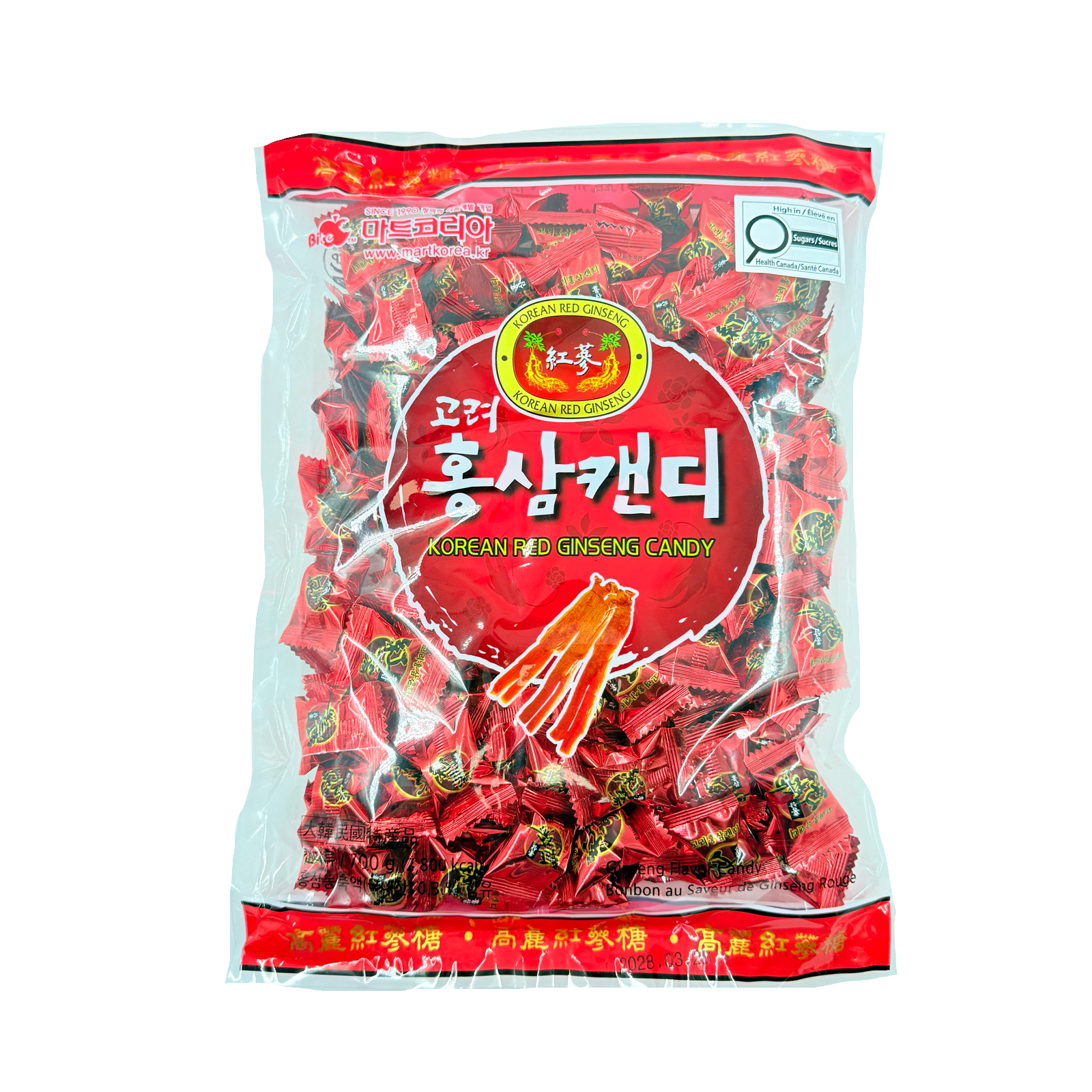 HONGSAM CANDY (700g*6) 마트코리아 홍삼캔디