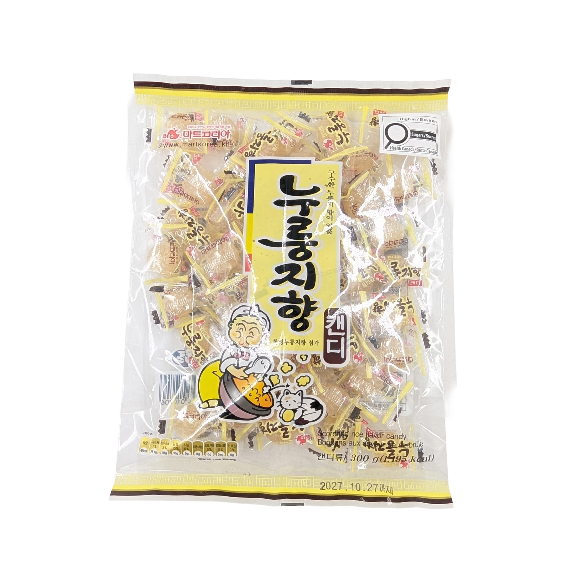 NURUNGGI CANDY (300g*15) 마트코리아 누룽지맛 캔디