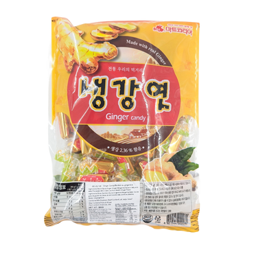 GINGER FLAVOR CANDY (360G*10) 마트코리아 생강엿 캔디