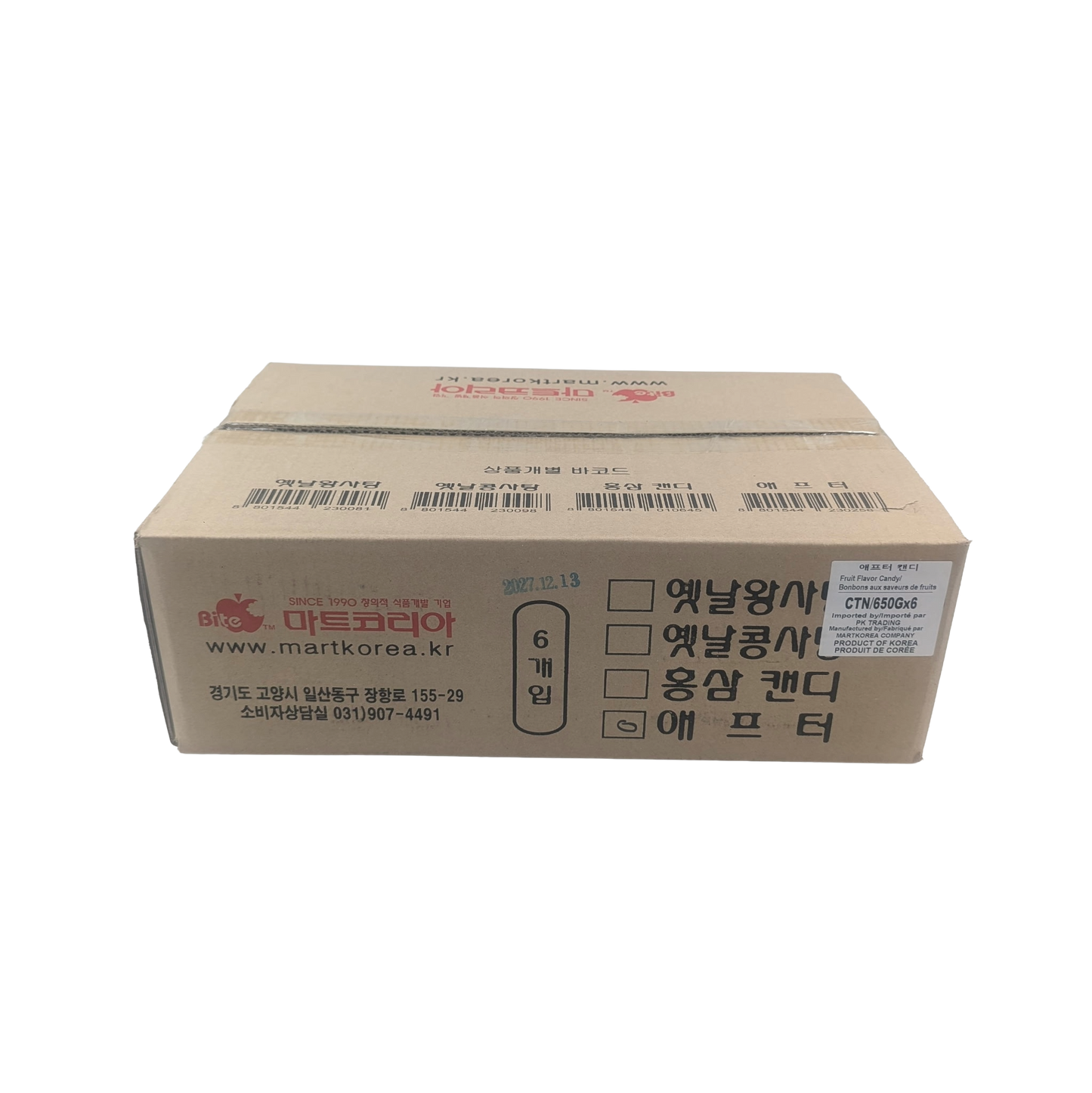 AFTER FRUIT CANDY (700g*6) 마트코리아 애프터캔디