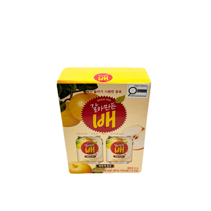 HAITAI PEAR JUICE CAN (238ML*12) *6 해태 갈아만든배 (캔)