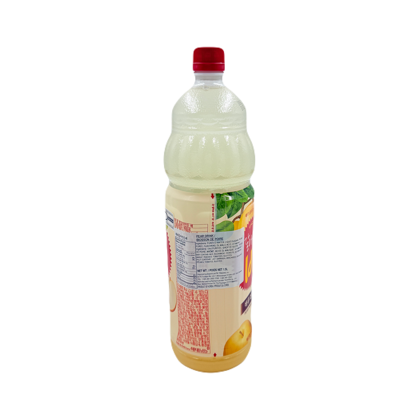 HAITAI PEAR JUICE PET (1.5L*12EA) 해태 갈아만든배 (페트)
