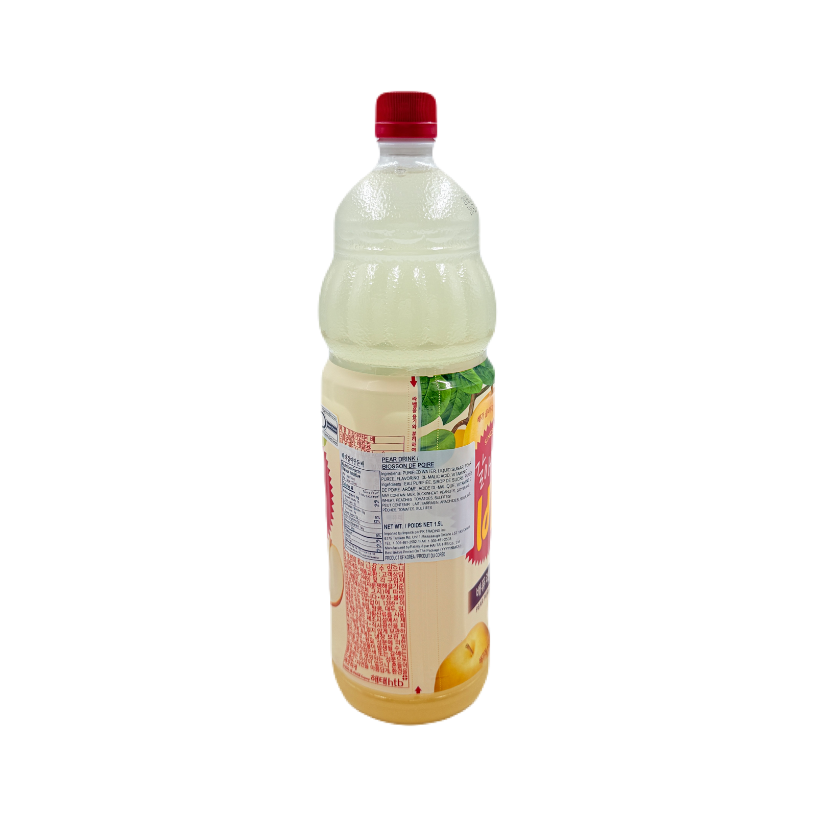 HAITAI PEAR JUICE PET (1.5L*12EA) 해태 갈아만든배 (페트)