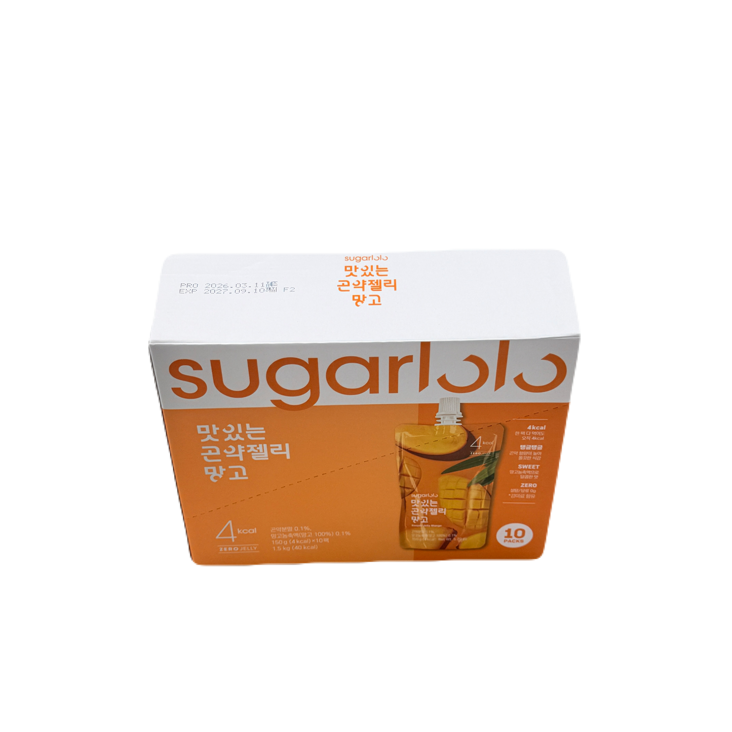 KONJAC JELLY MANGO(150G*10)*4 곤약젤리 망고