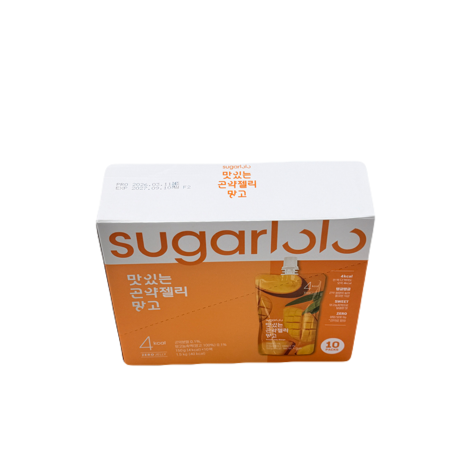 KONJAC JELLY MANGO(150G*10)*4 곤약젤리 망고