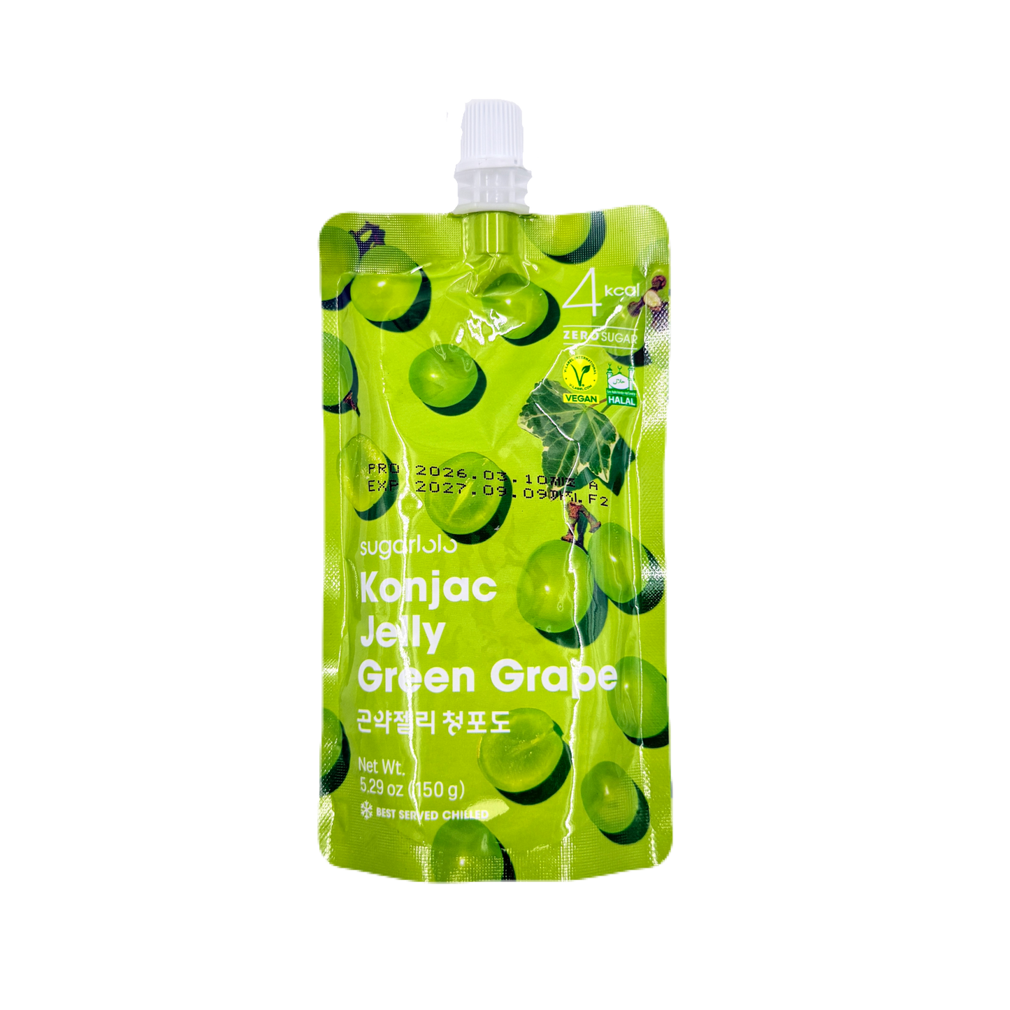 KONJAC JELLY GREEN GRAPE(150G*10)*4 곤약젤리 청포도