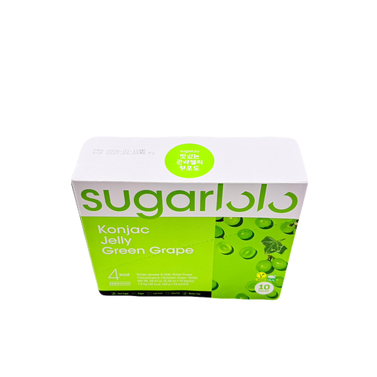 KONJAC JELLY GREEN GRAPE(150G*10)*4 곤약젤리 청포도