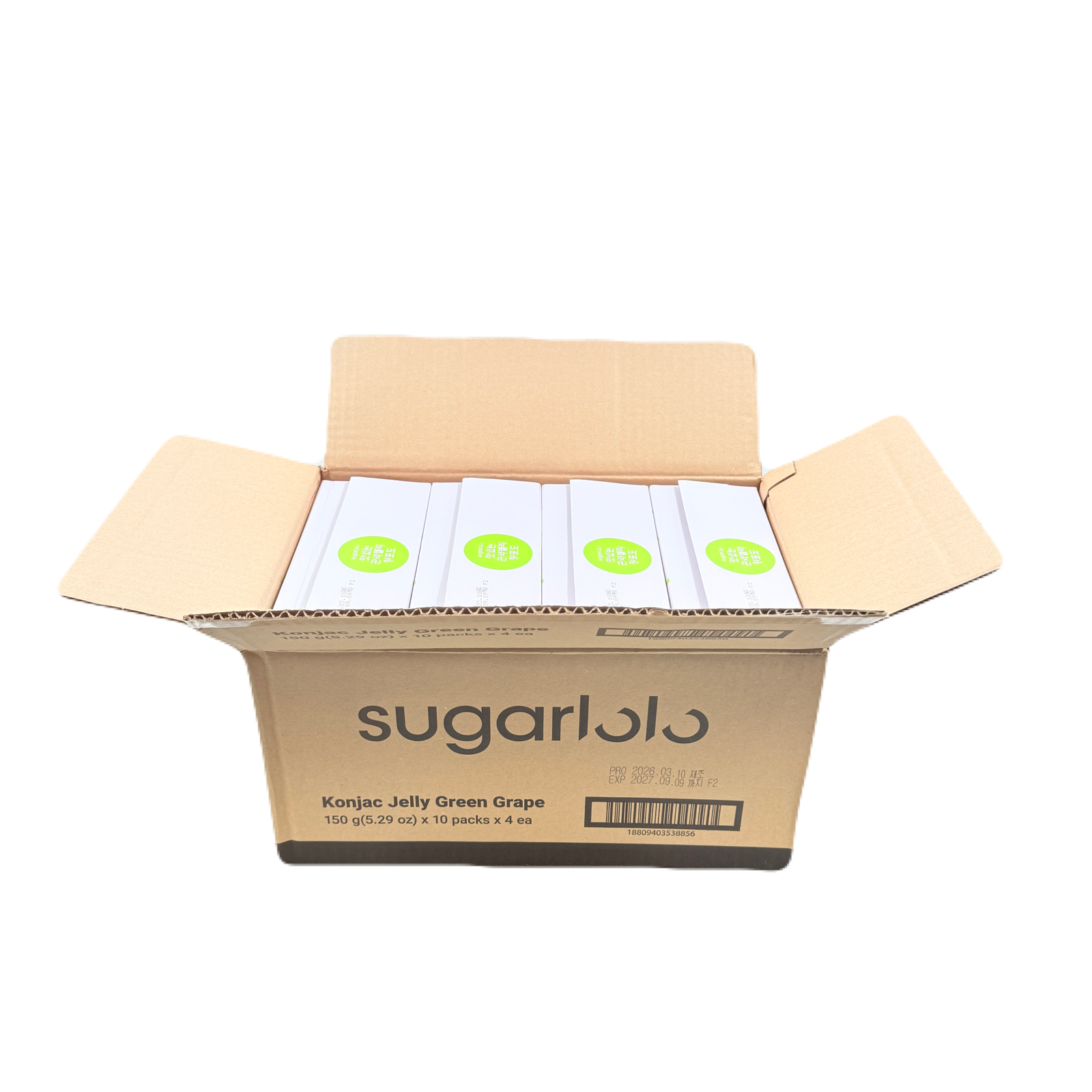 KONJAC JELLY GREEN GRAPE(150G*10)*4 곤약젤리 청포도