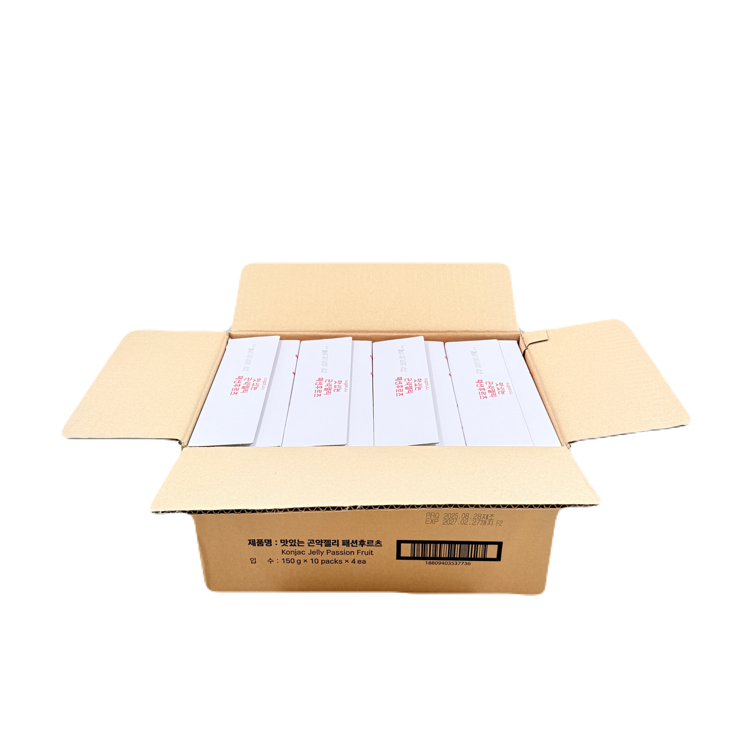 KONJAC JELLY PASSION FRUIT(150G*10)*4 곤약젤리 패션후르츠