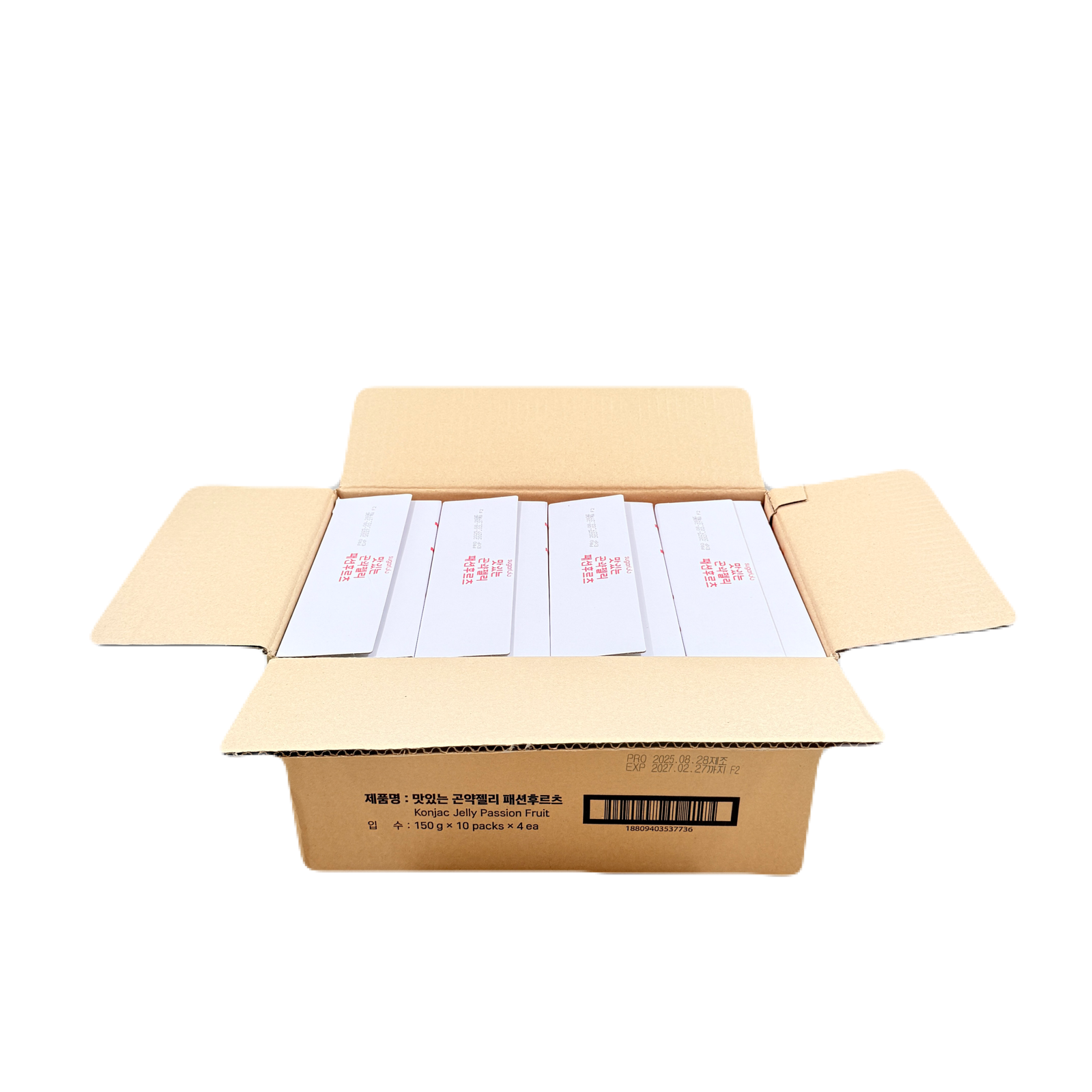 KONJAC JELLY PASSION FRUIT(150G*10)*4 곤약젤리 패션후르츠