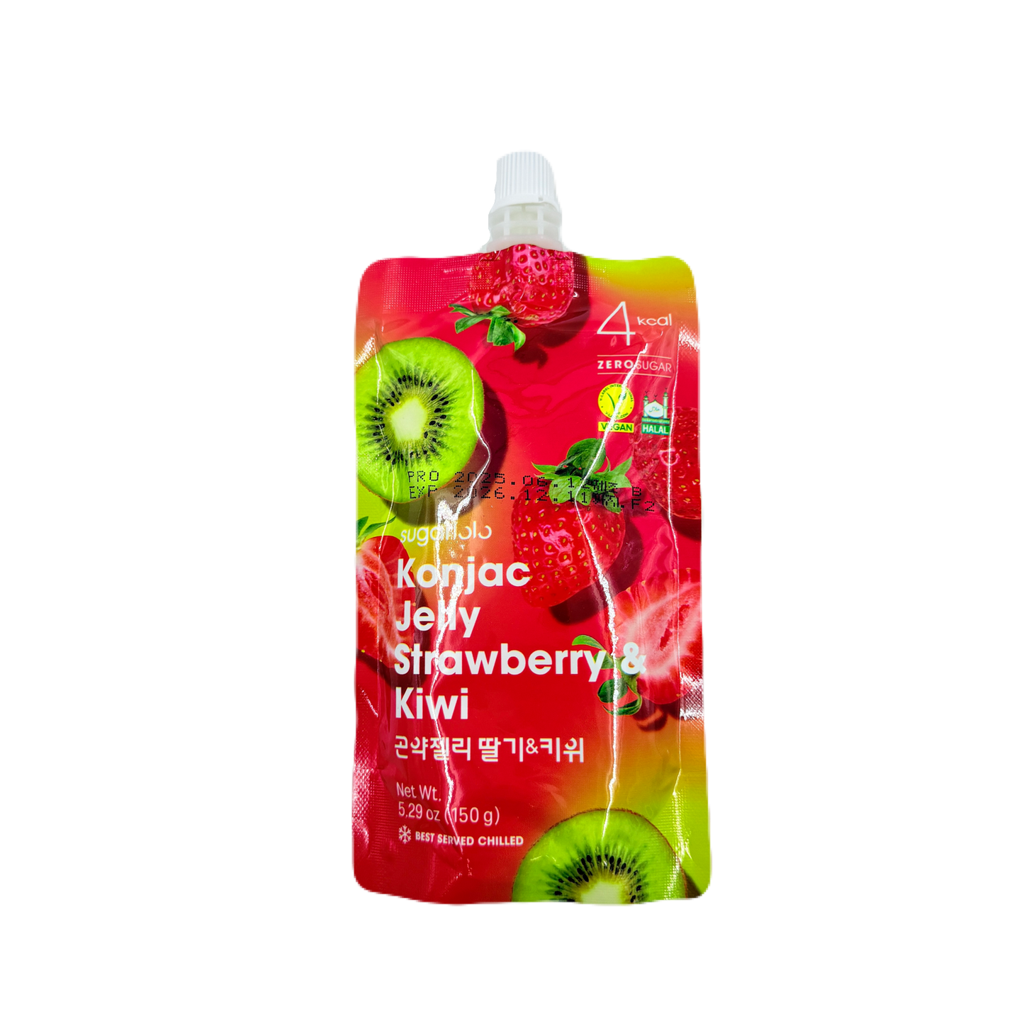 KONJAC JELLY STRAWBERRY & KIWI(150G*10)*4 곤약젤리 딸기 & 키위