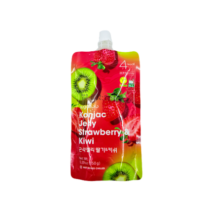 KONJAC JELLY STRAWBERRY & KIWI(150G*10)*4 곤약젤리 딸기 & 키위