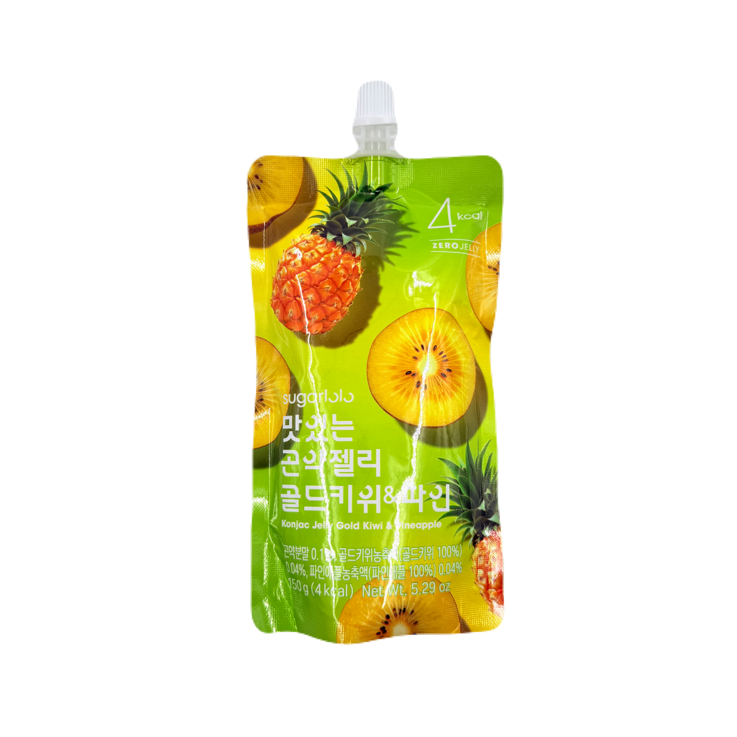 KONJAC JELLY GOLDKIWI & PINEAPPLE(150G*10)*4 곤약젤리 골드키위 & 파인애플