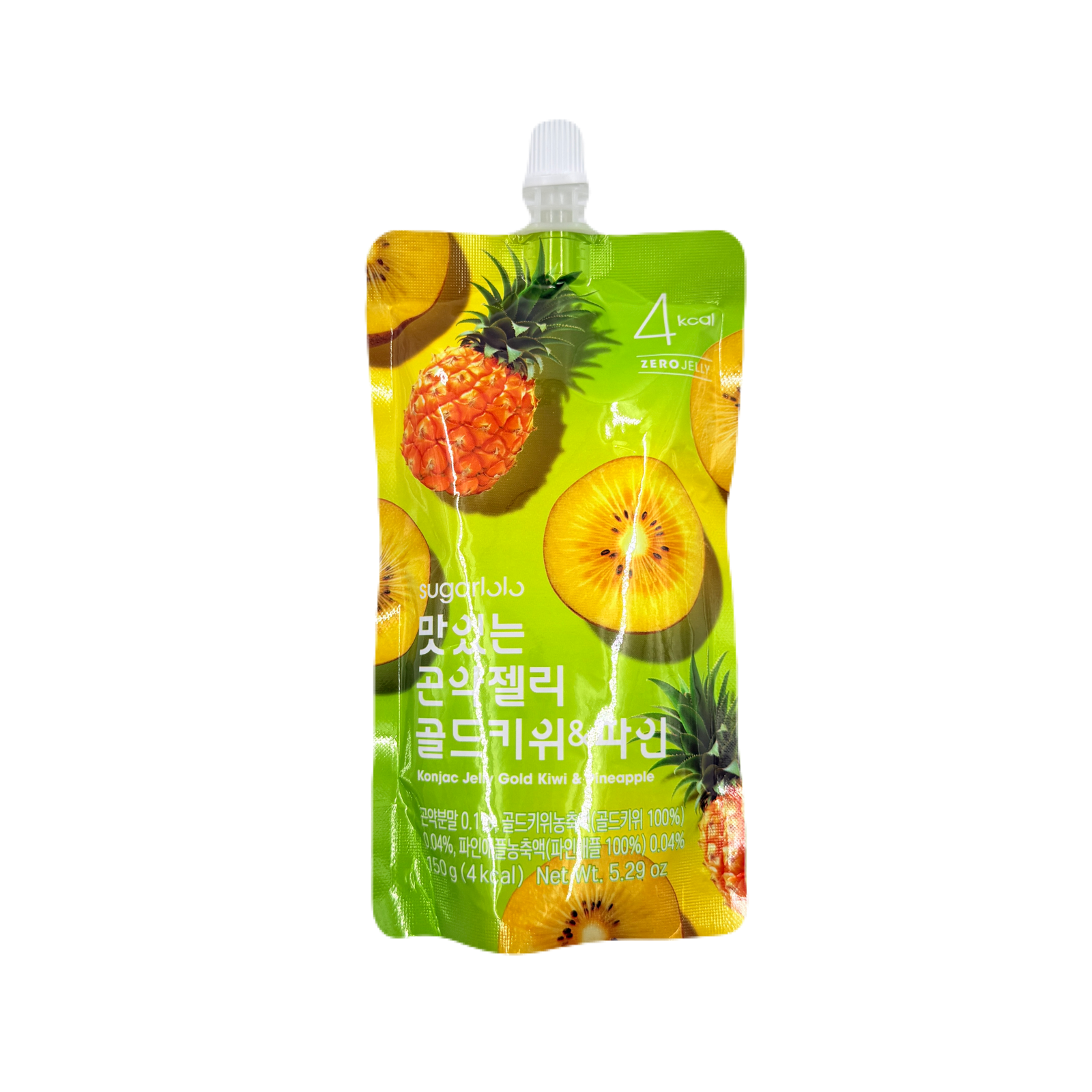KONJAC JELLY GOLDKIWI & PINEAPPLE(150G*10)*4 곤약젤리 골드키위 & 파인애플