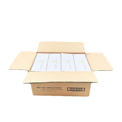 KONJAC JELLY GOLDKIWI & PINEAPPLE(150G*10)*4 곤약젤리 골드키위 & 파인애플