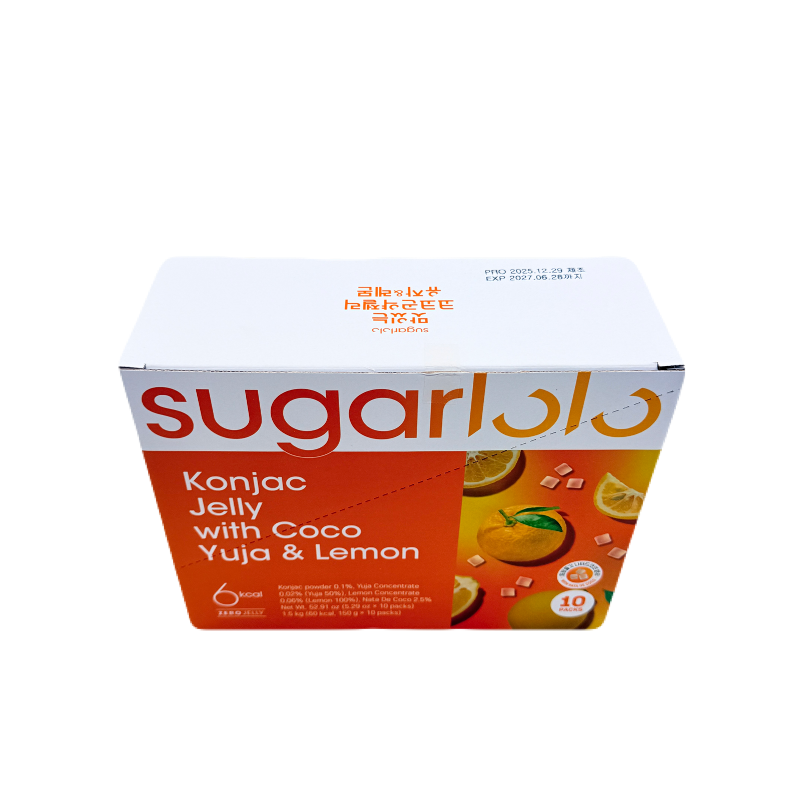 KONJAC JELLY YUJA & LEMON (150G*10)*4 곤약젤리 유자 레몬