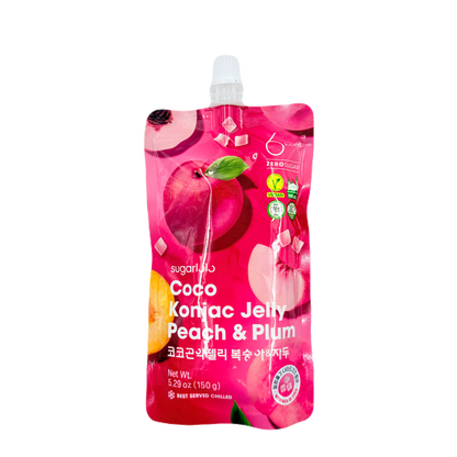 KONJAC JELLY PEACH & PLUM (150G*10)*4 곤약젤리 복숭아 자두
