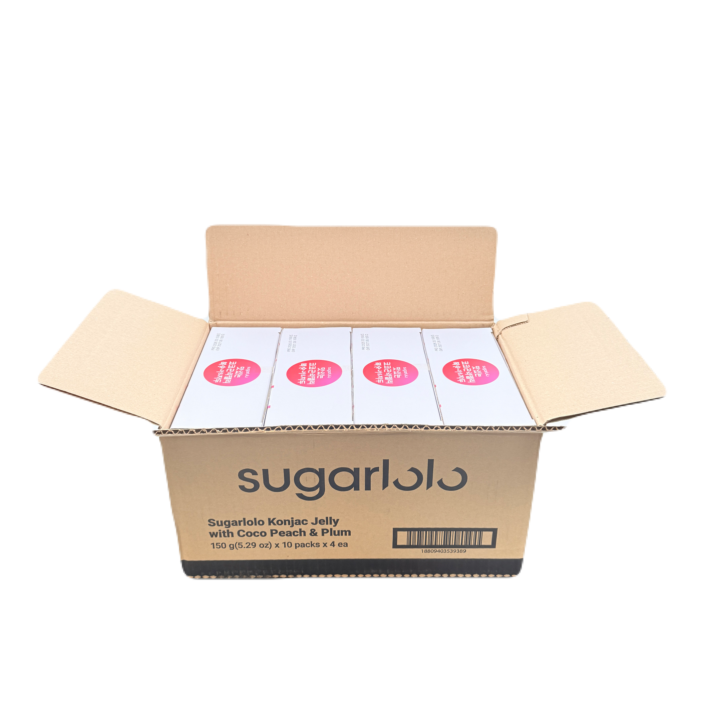 KONJAC JELLY PEACH & PLUM (150G*10)*4 곤약젤리 복숭아 자두