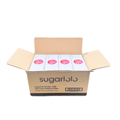 KONJAC JELLY PEACH & PLUM (150G*10)*4 곤약젤리 복숭아 자두