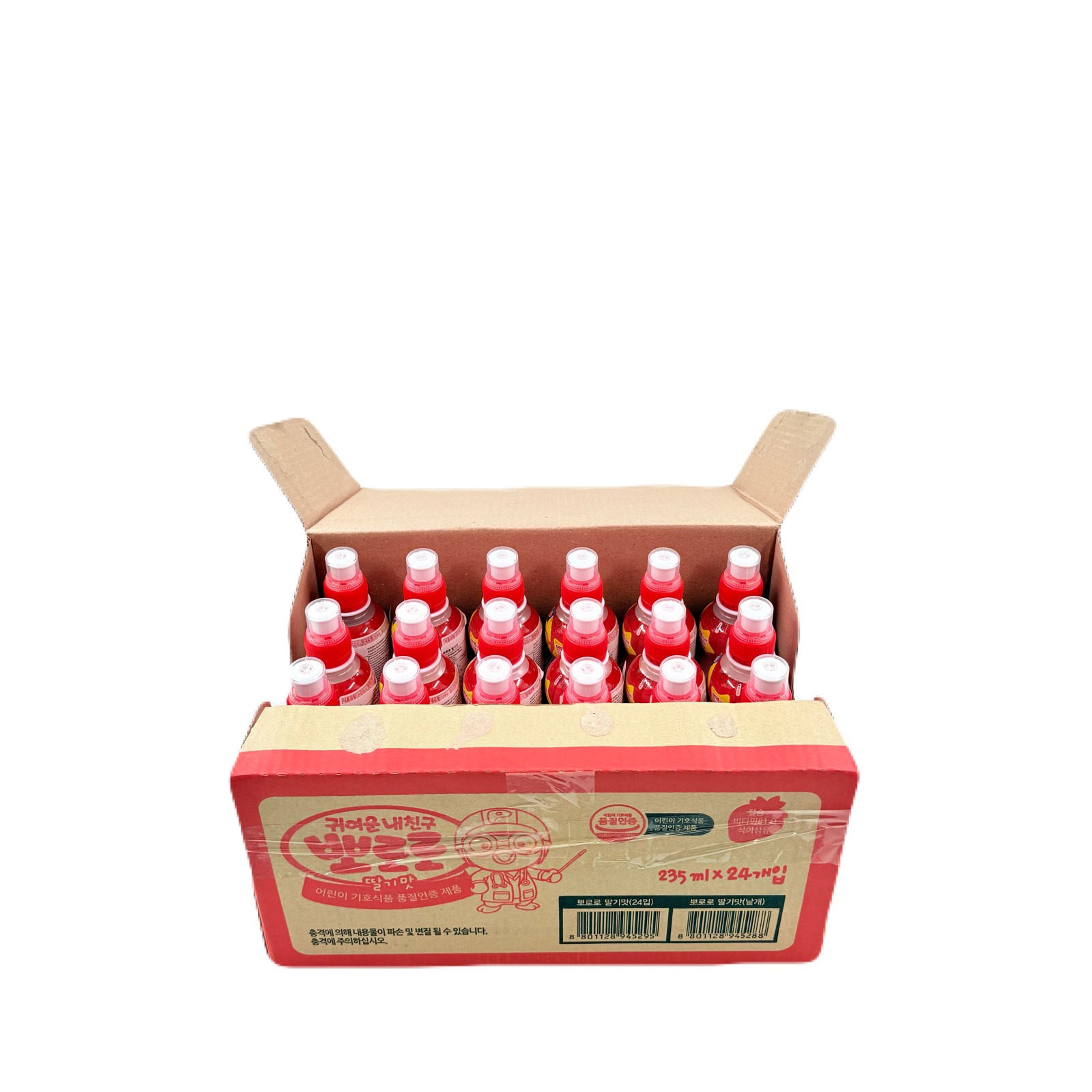 PALDO STRAWEBERRY BEVERAGE(235ML*24)팔도 뽀로로 딸기