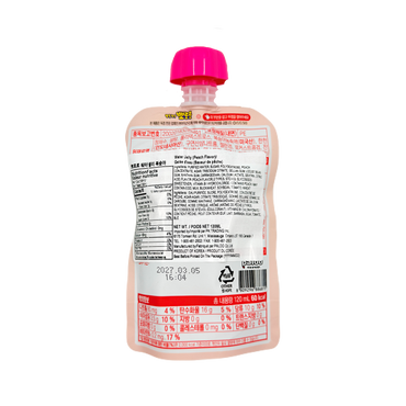 PALDO WATER JELLY PEACH BEVERAGE(120ML*10)*4 팔도 워터젤리 뽀로로 복숭아